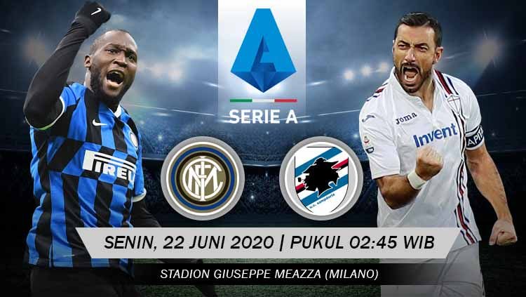 Prediksi Bola Inter Milan vs Sampdoria 22 Juni 2020 Serie A